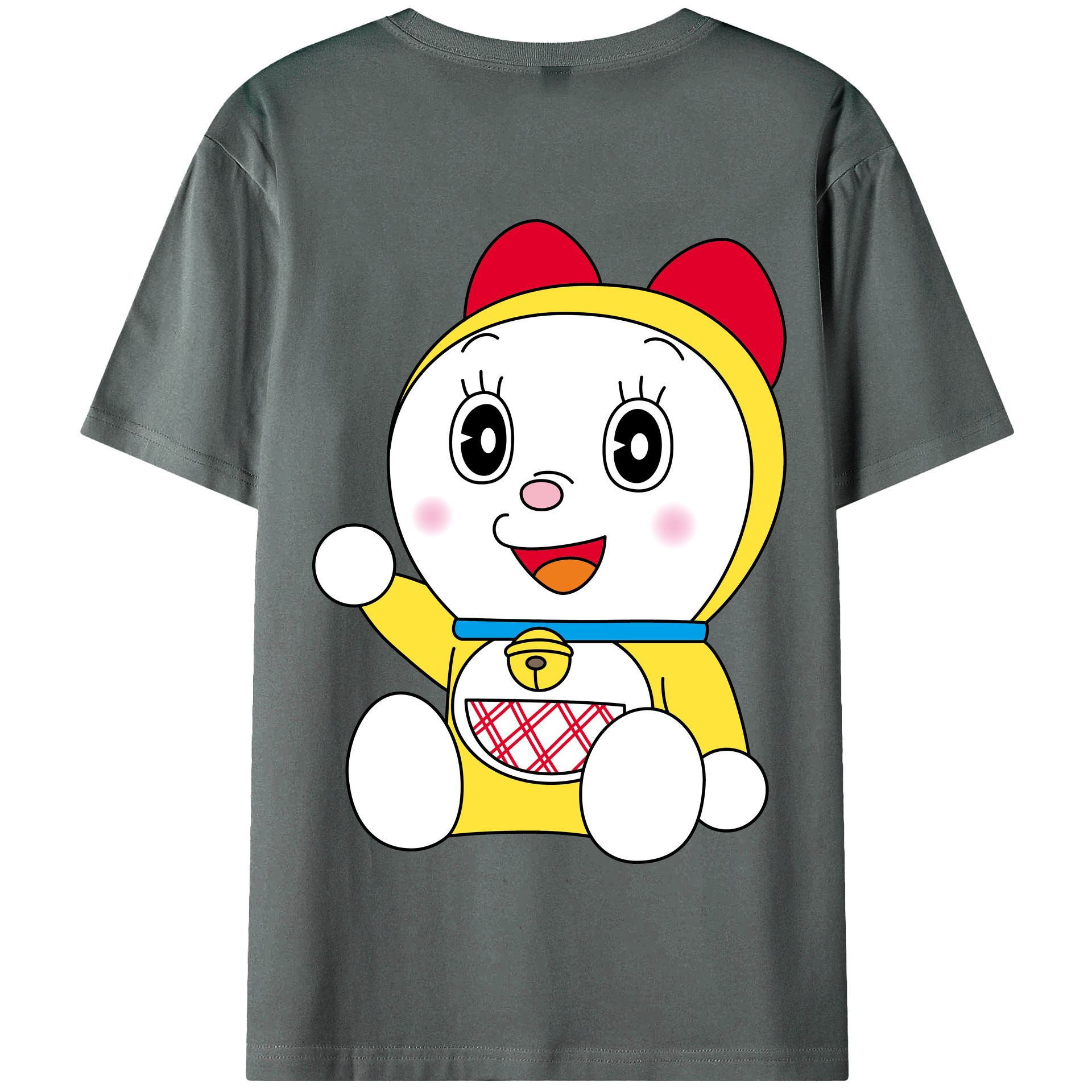 （画像用） ドラえもん ドラミ Doraemon Dorami 綿100％半袖Tシャツ（背面プリント）